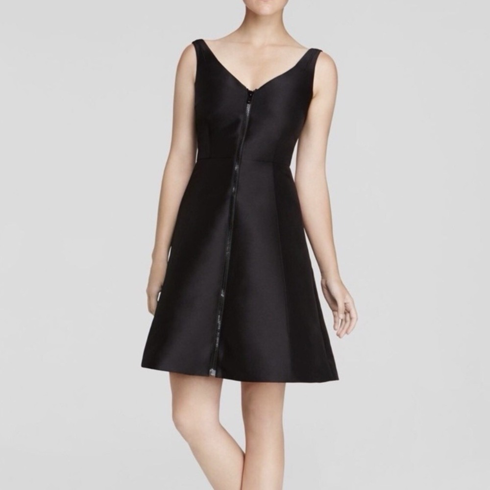 Kate Spade Dive Right In Zip Front Structured Cocktail Mini Dress‎ Sz 0